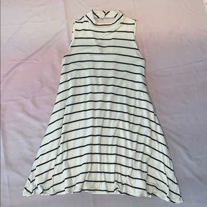 Altard State White and Black Striped Dress